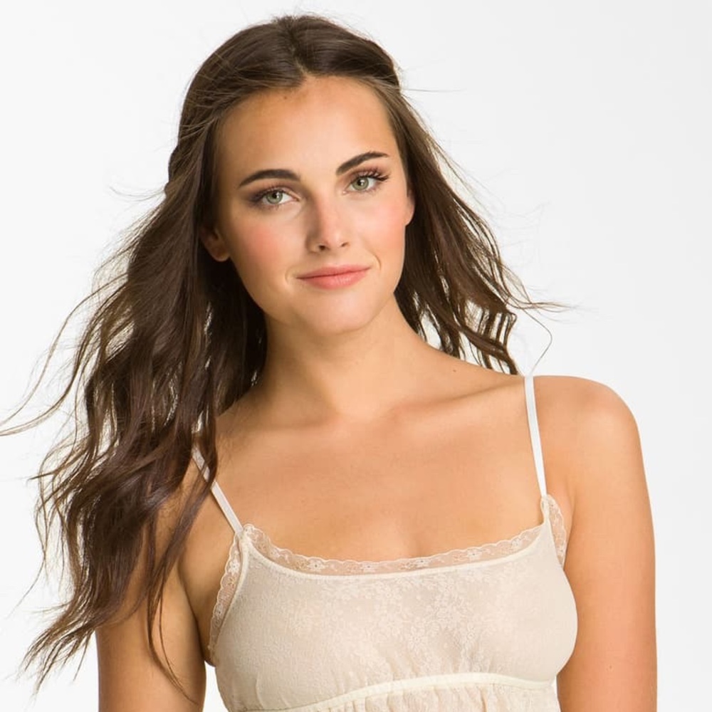 Intimately Free People cream lace babydoll cami